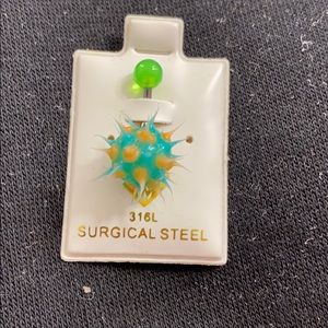 Spike ball Belly ring
